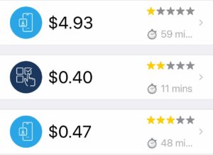 $5 to test a finance app or 50 cents to install a shopping app